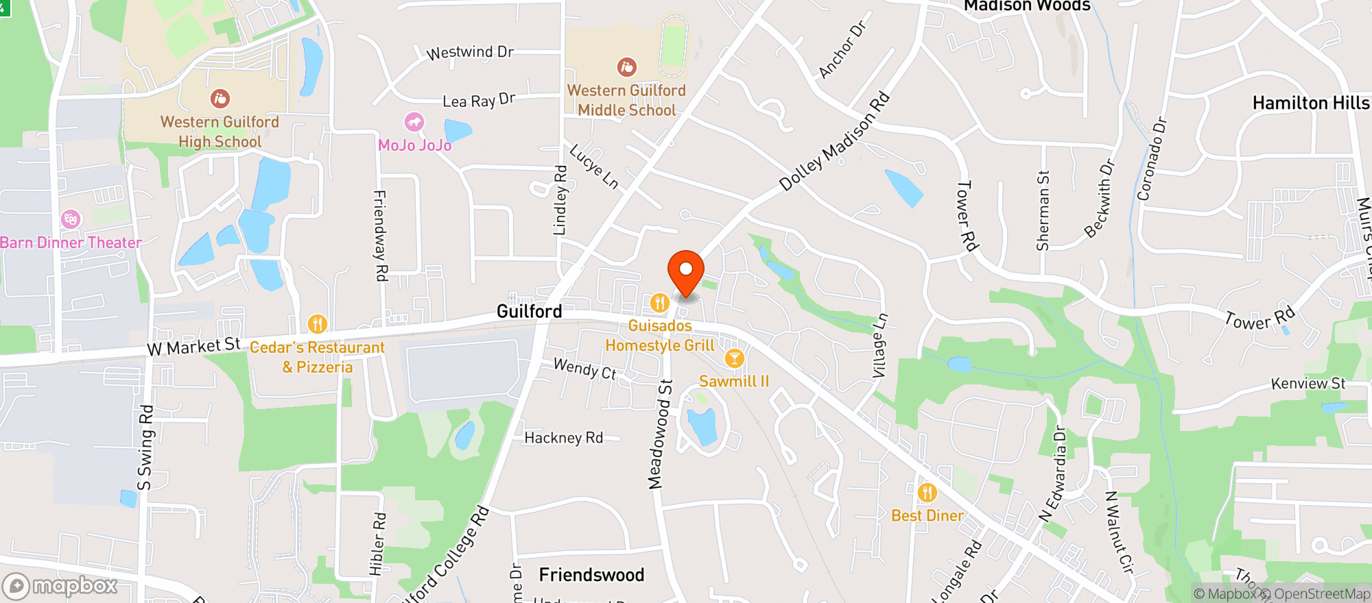 Map showing Smile Mart