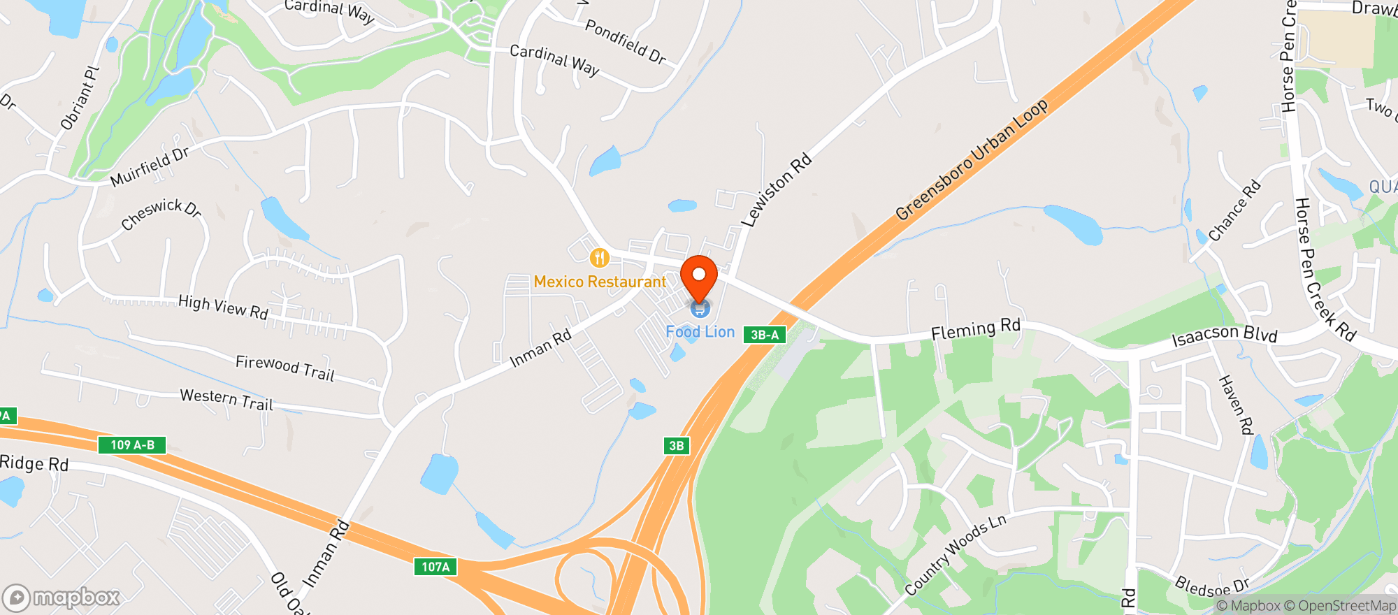 Map showing Food Lion #682