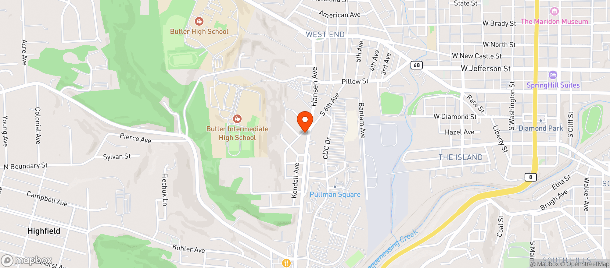 Map showing Beer Zone