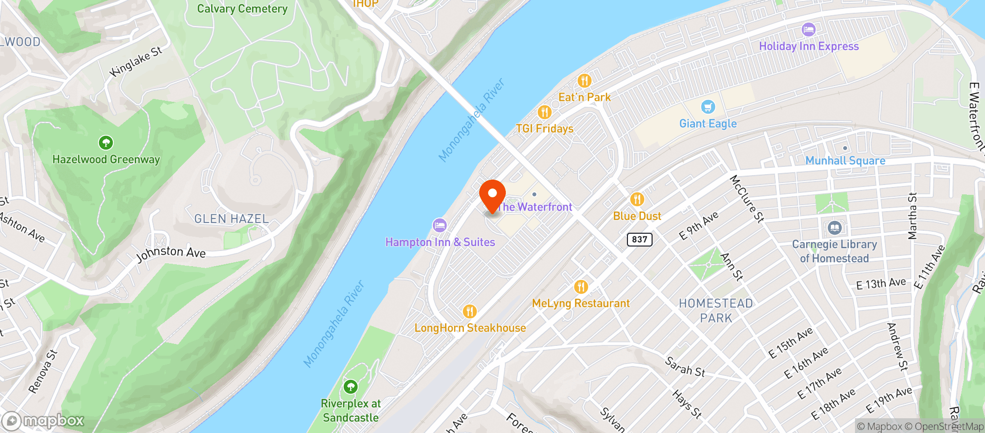 Map showing Burgatory
