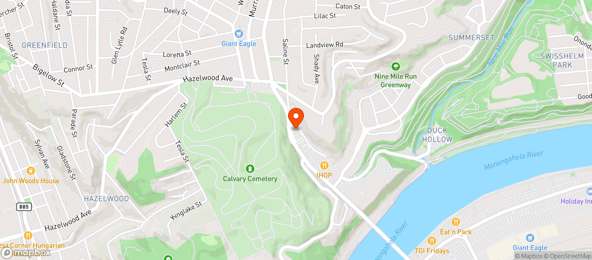 Map showing Save-mor Beer & Pop Whse