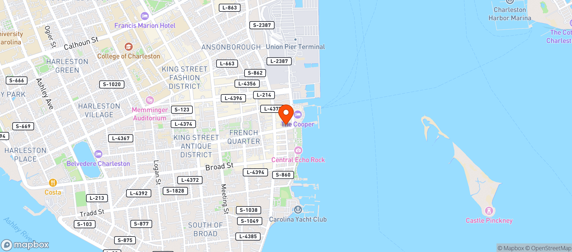 Map showing Griffon Public House