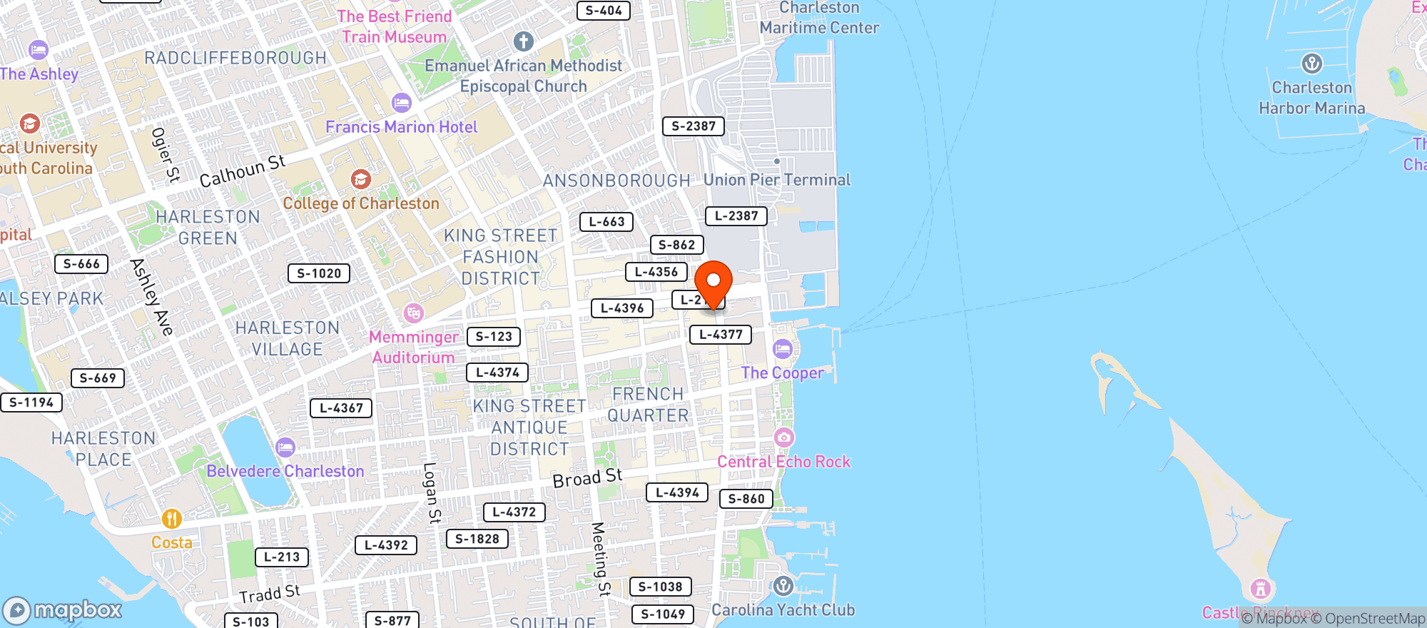 Map showing Macs Place