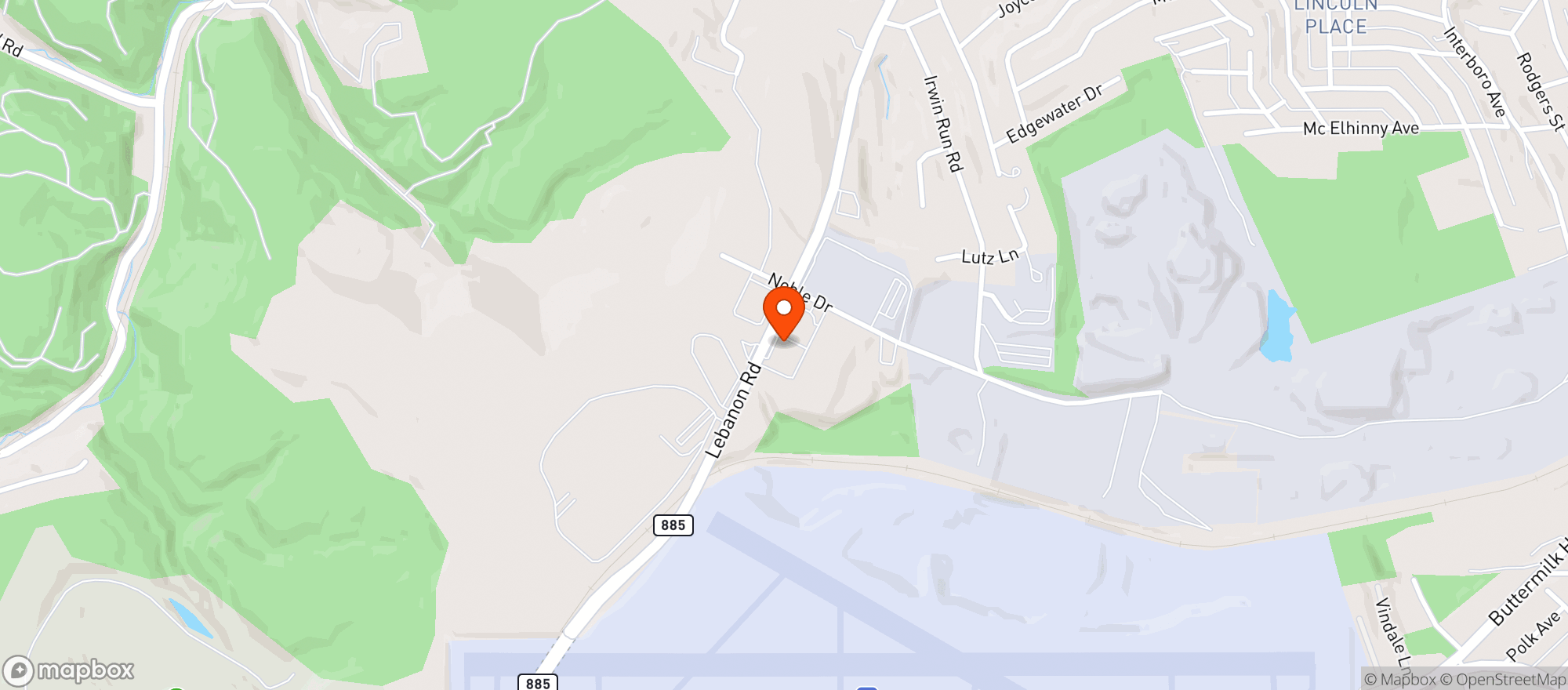 Map showing Mulligans
