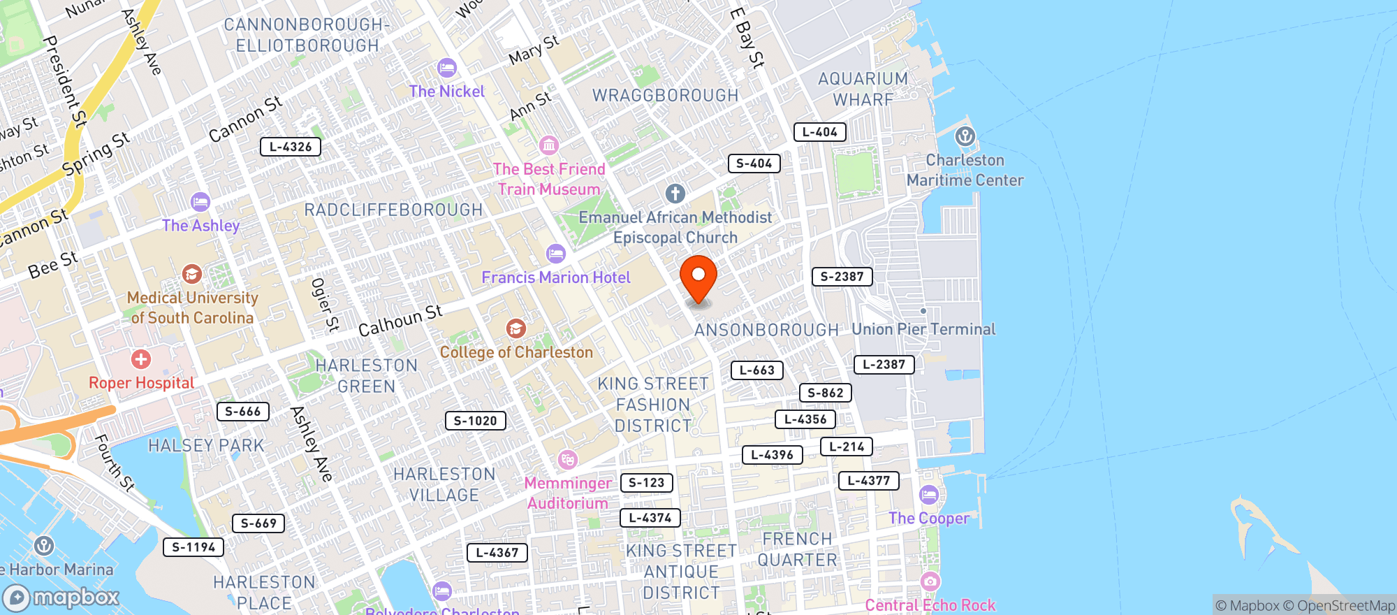 Map showing Theatre 99