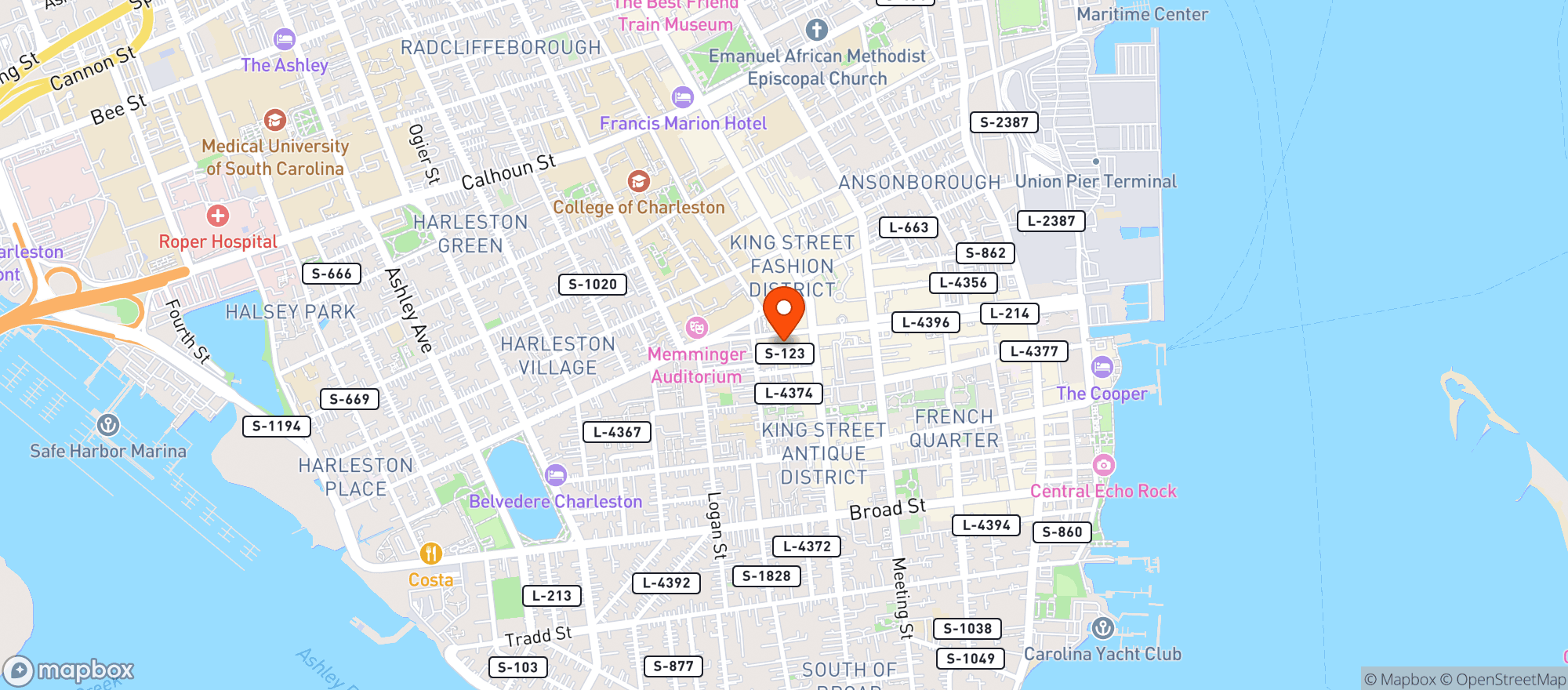 Map showing Target Store #3428