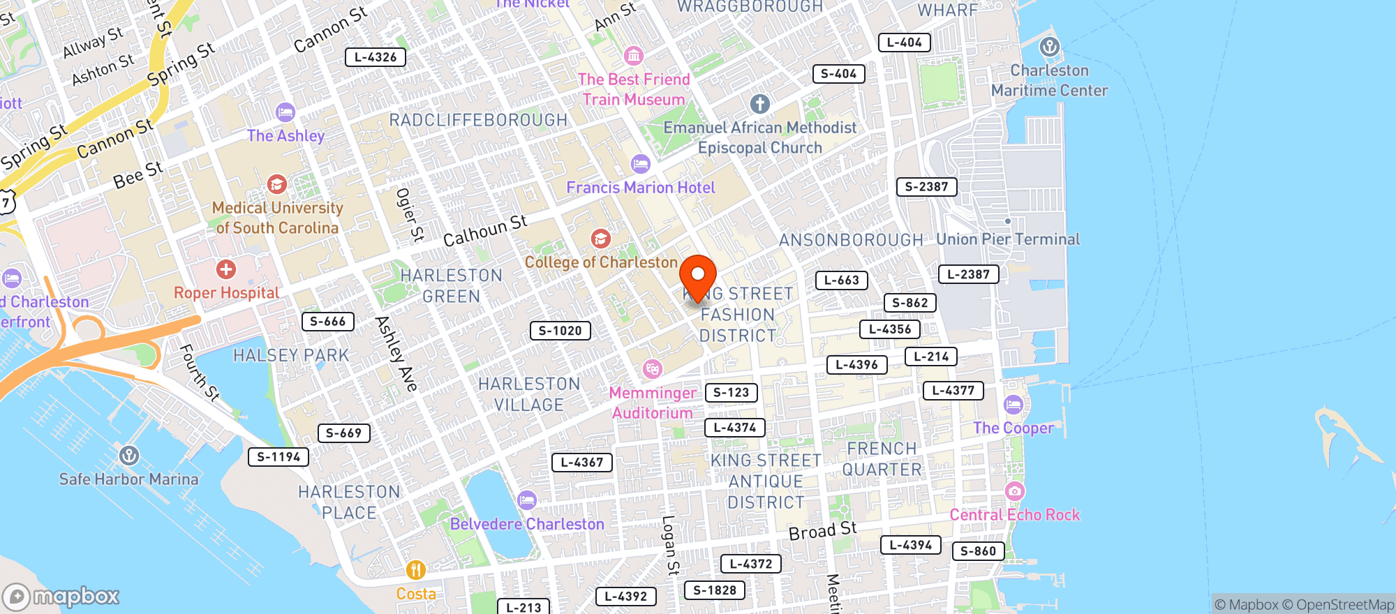 Map showing Basic Kitchen