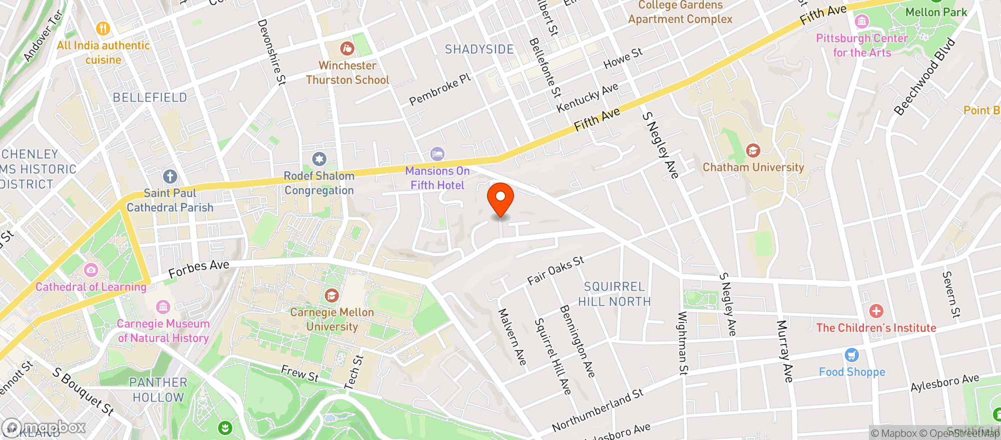 Map showing Duquesne Dist. Co.