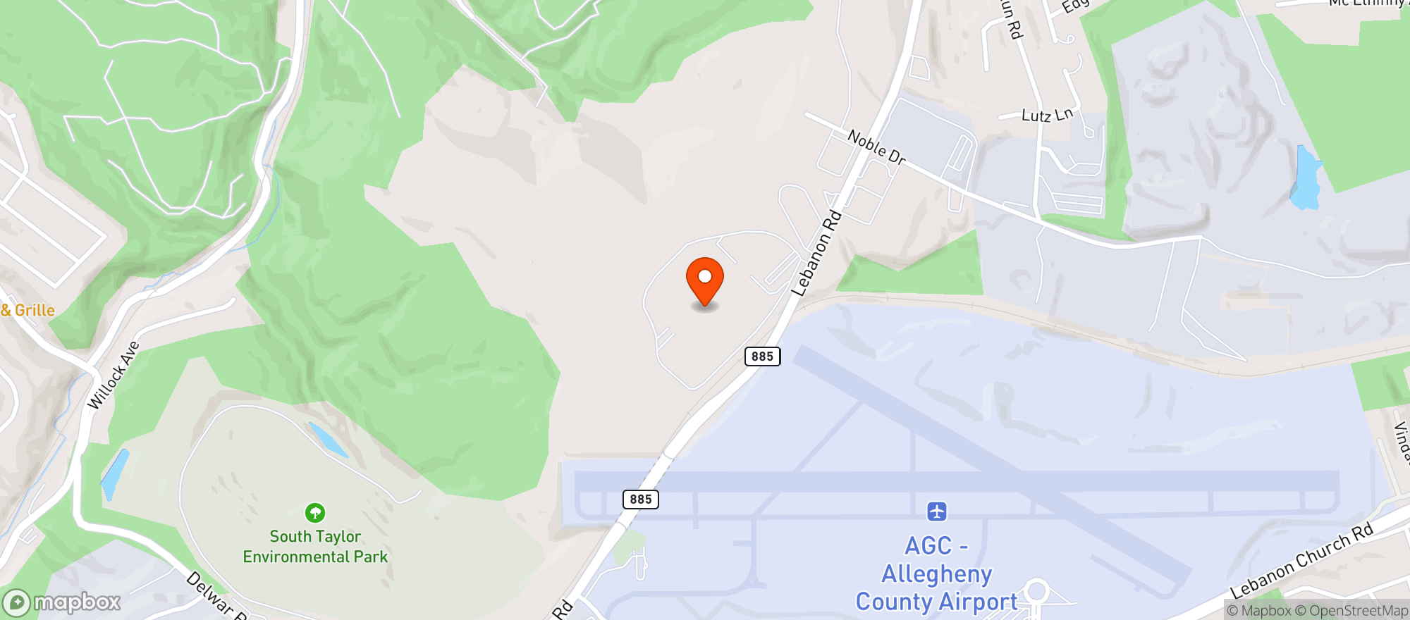 Map showing Brentwood Dist. Co
