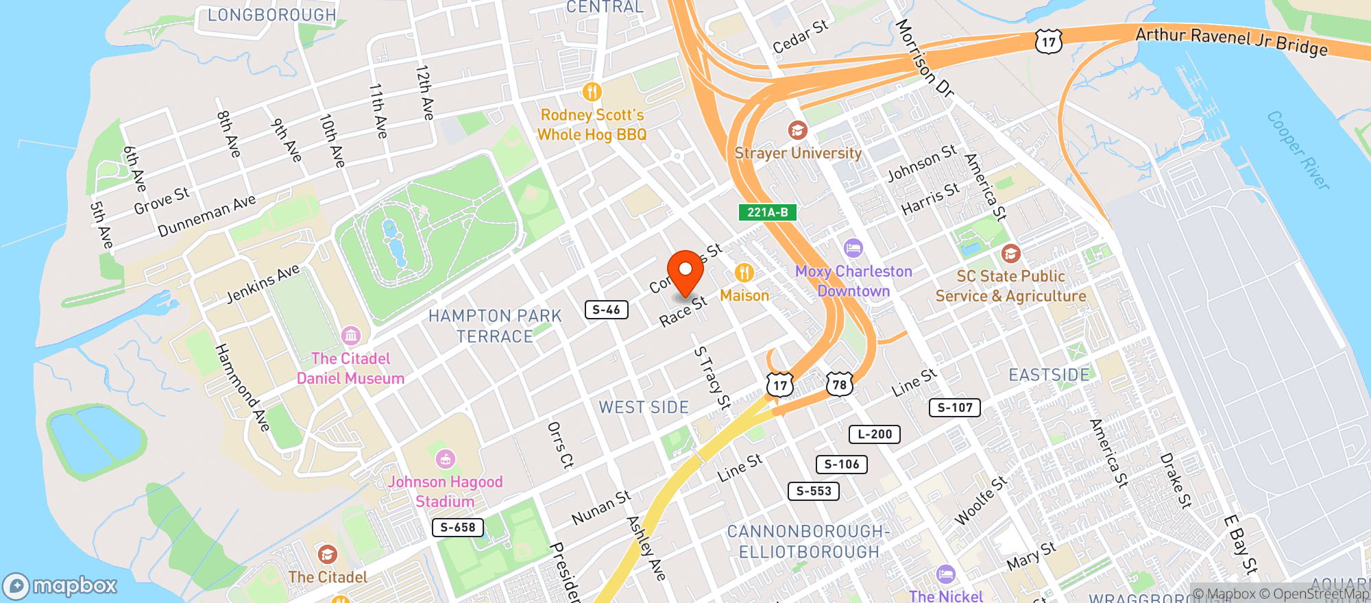 Map showing Greek Festival S/e (chs)