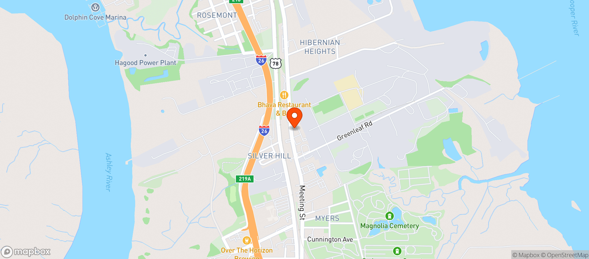 Map showing Whale Chs