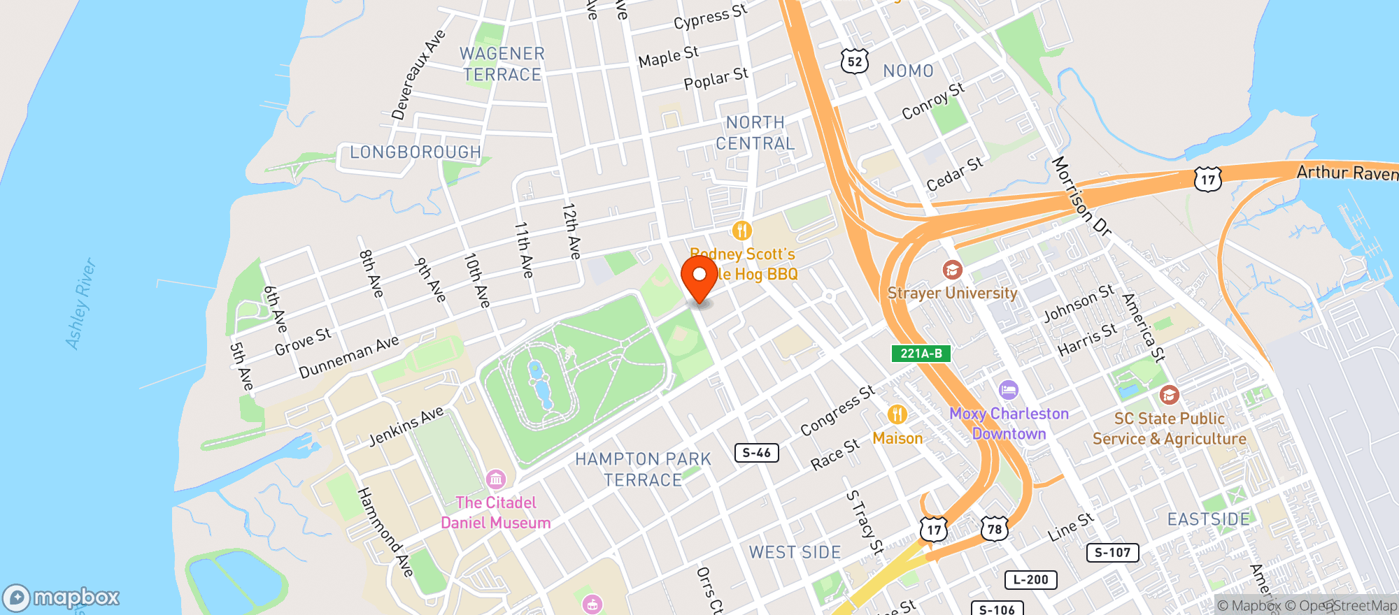 Map showing Sightsee