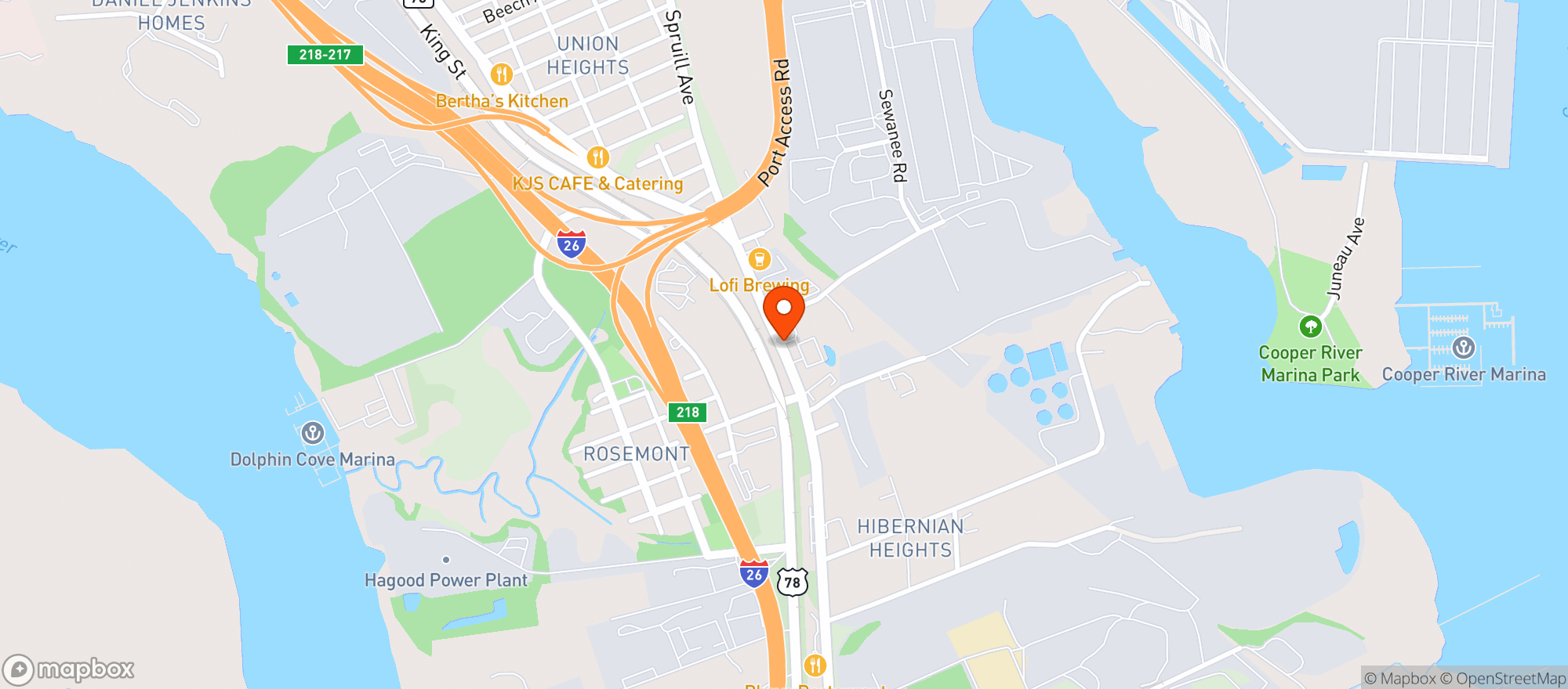 Map showing CIRCLE K #2723355