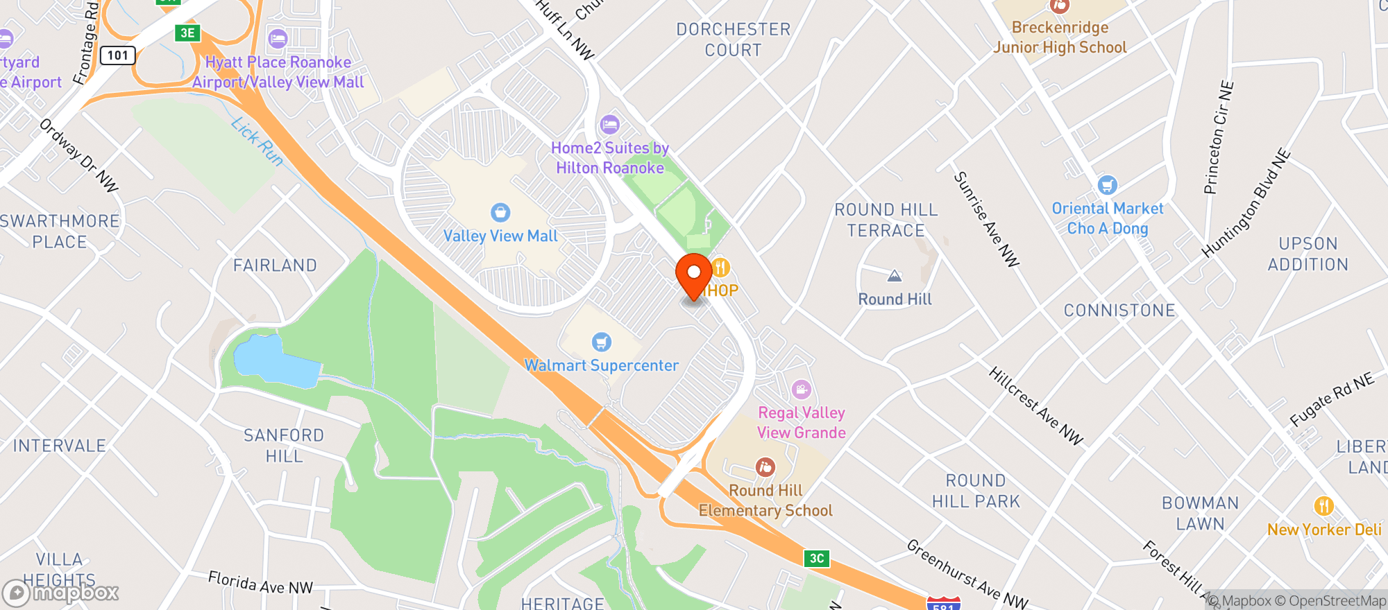 Map showing Crab Du Jour
