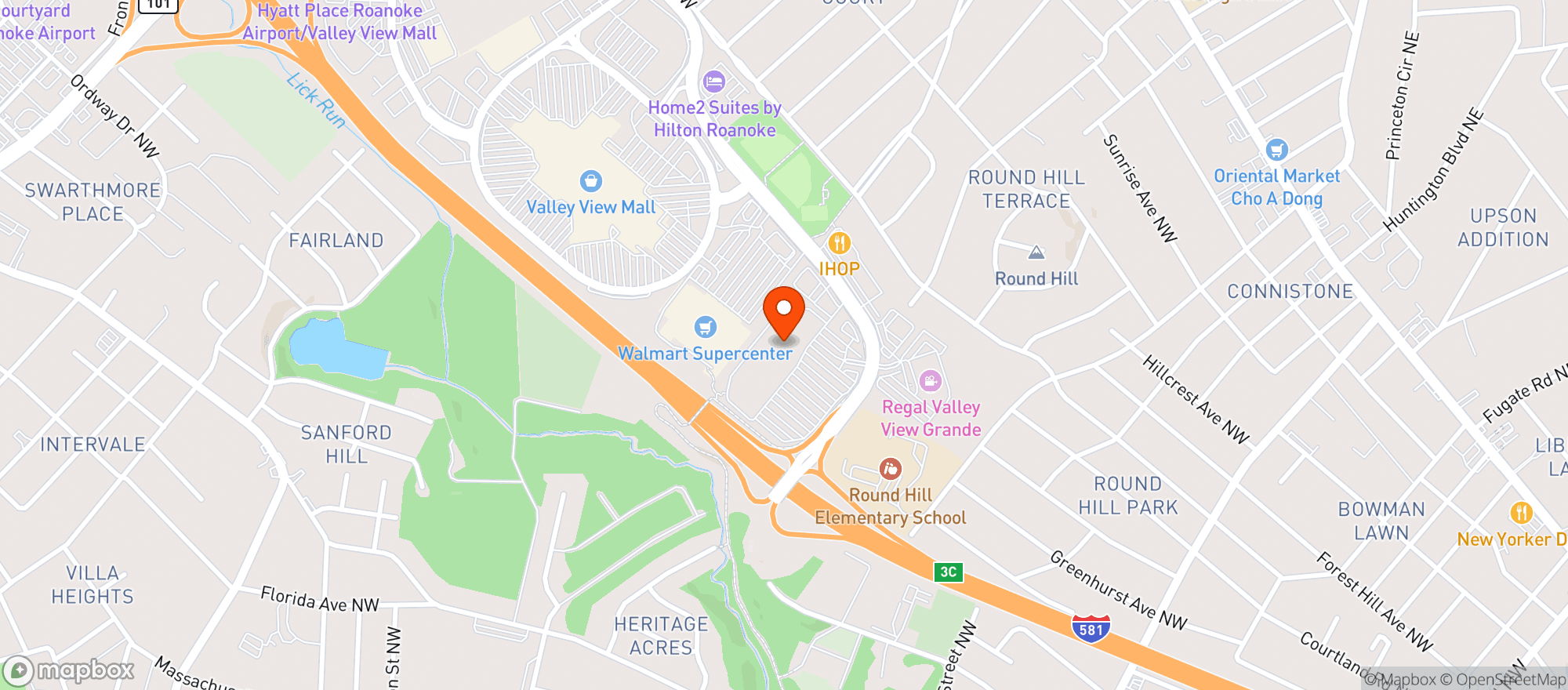 Map showing TARGET