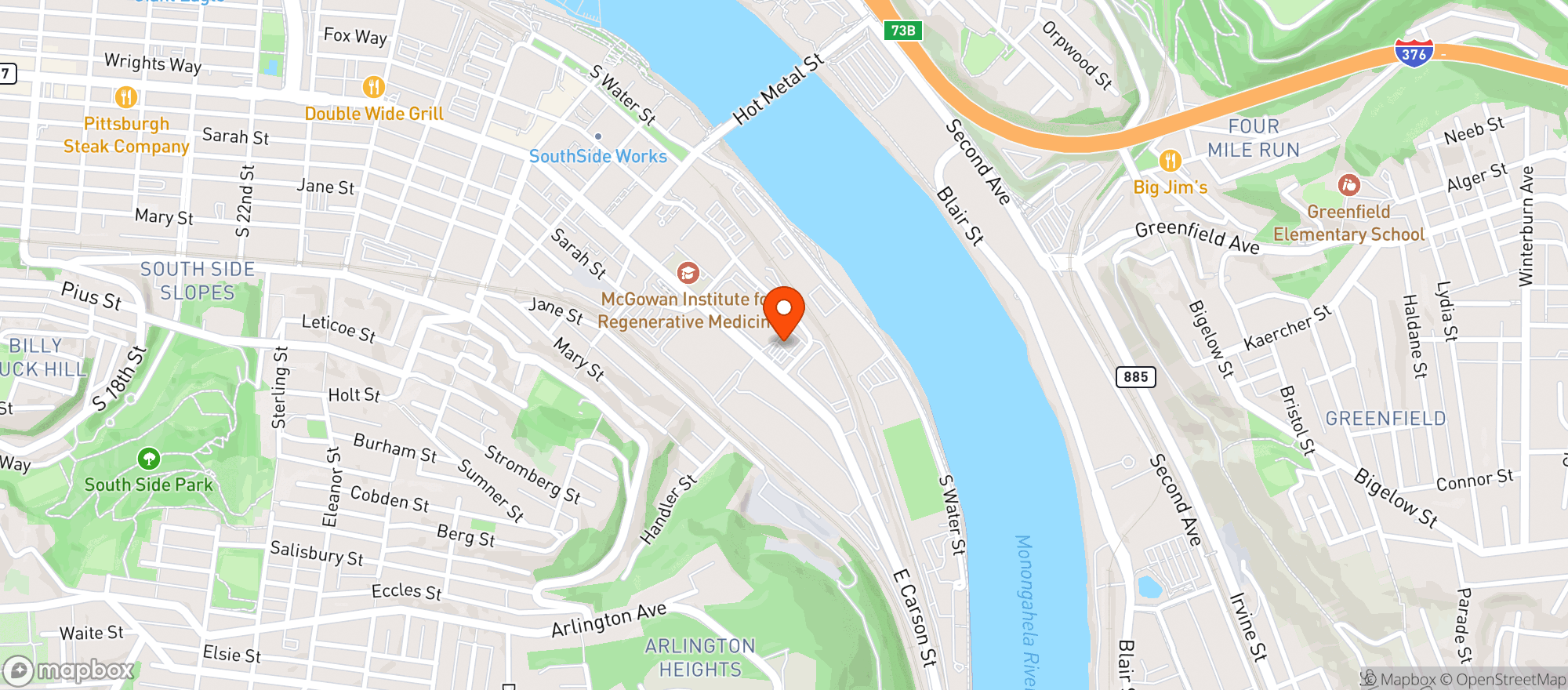 Map showing Get Go #3003