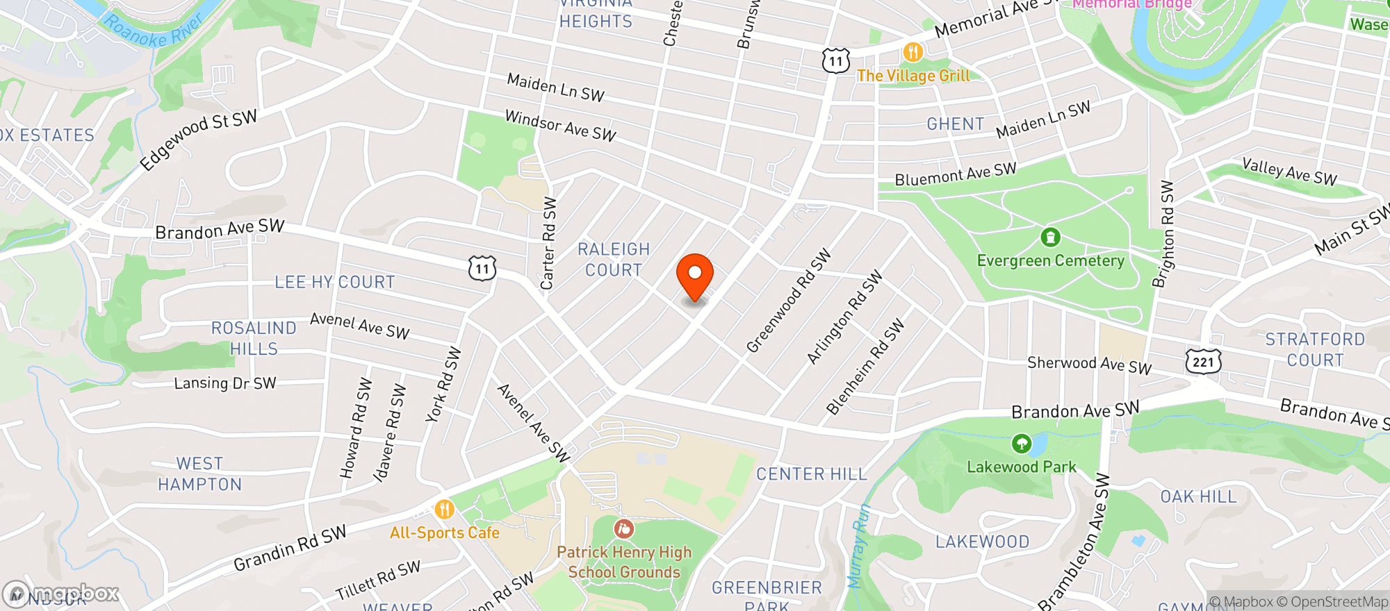 Map showing Maridor Bed & Breakfast