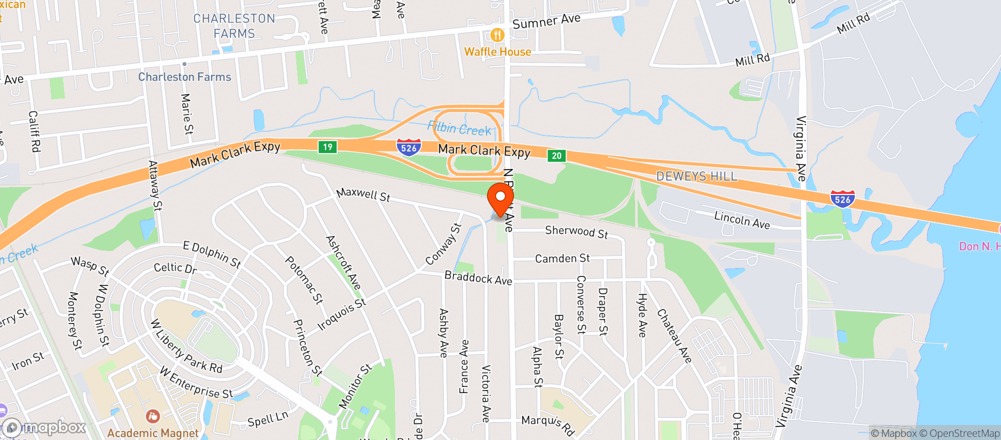 Map showing Jadoon’S Park Circle Market
