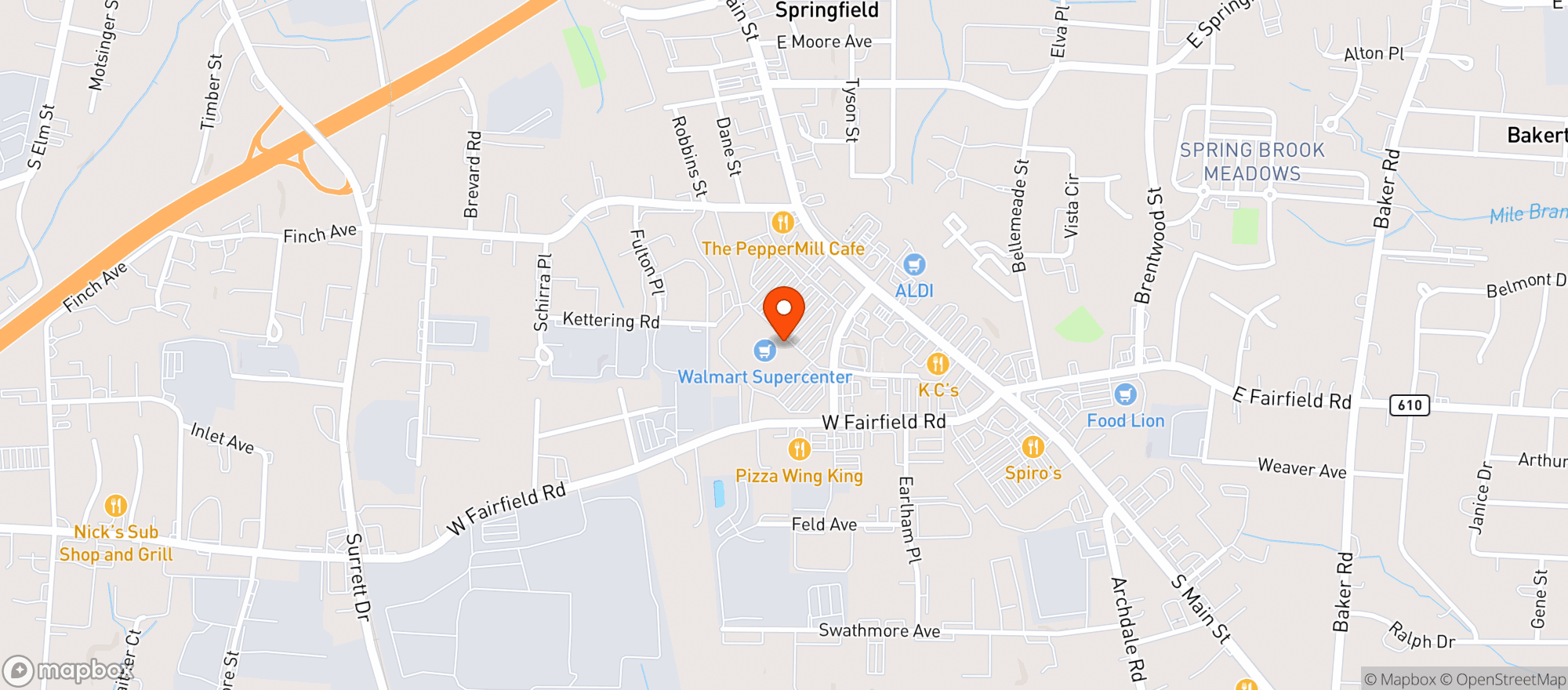 Map showing Gnc