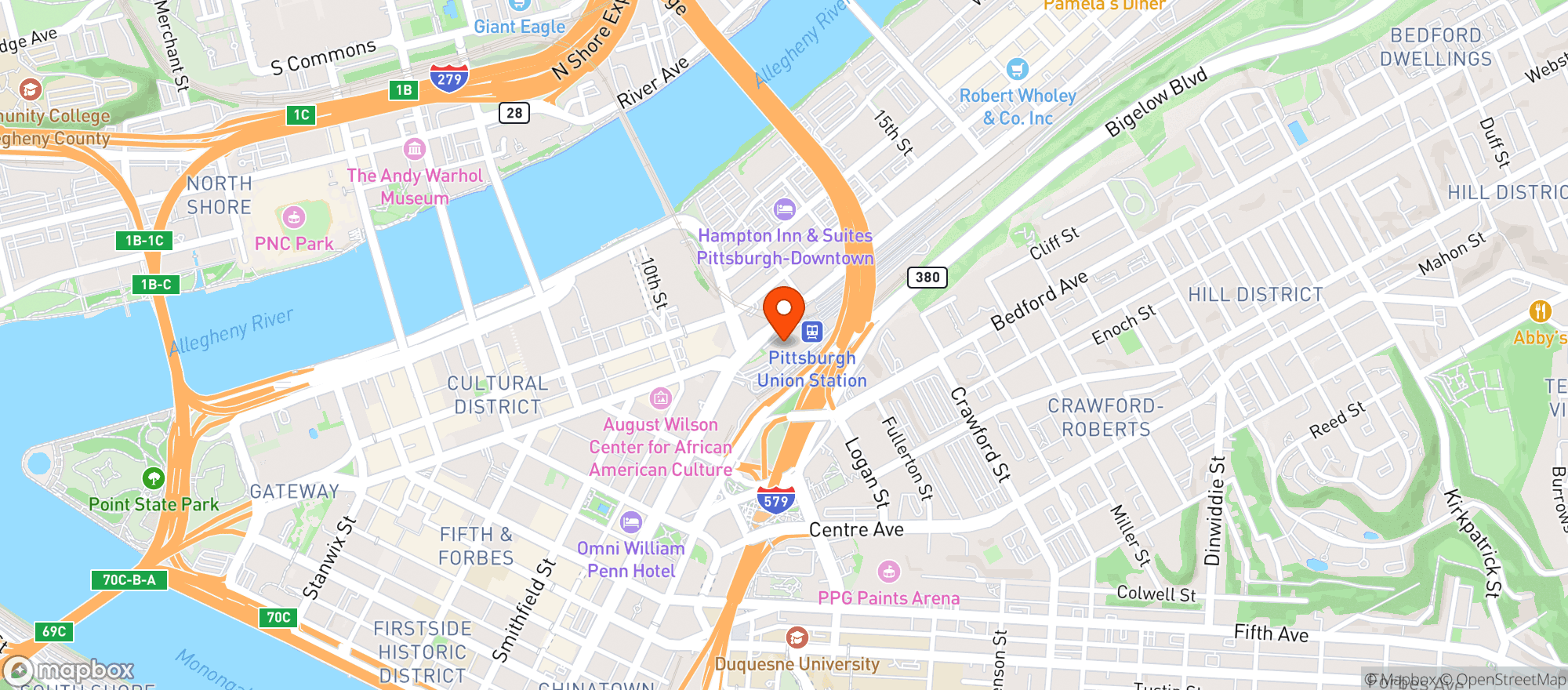 Map showing Beers Of The Burgh: Winter Warmer
