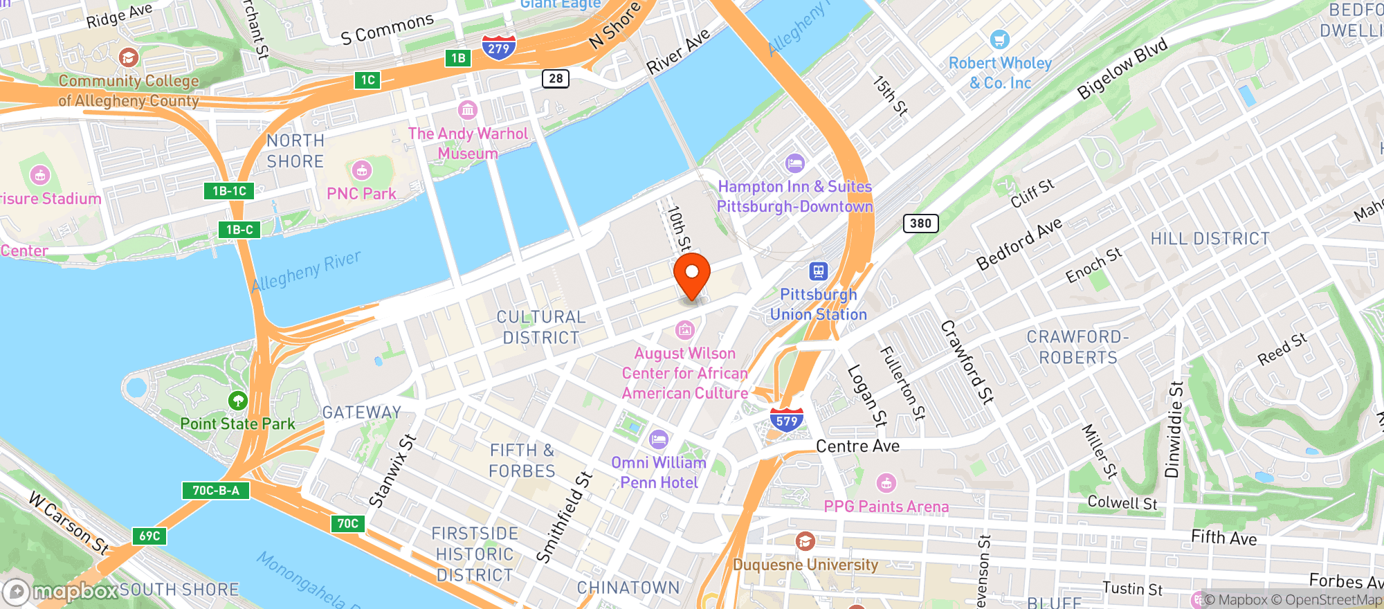 Map showing Cbd Plus & Vapor Iq