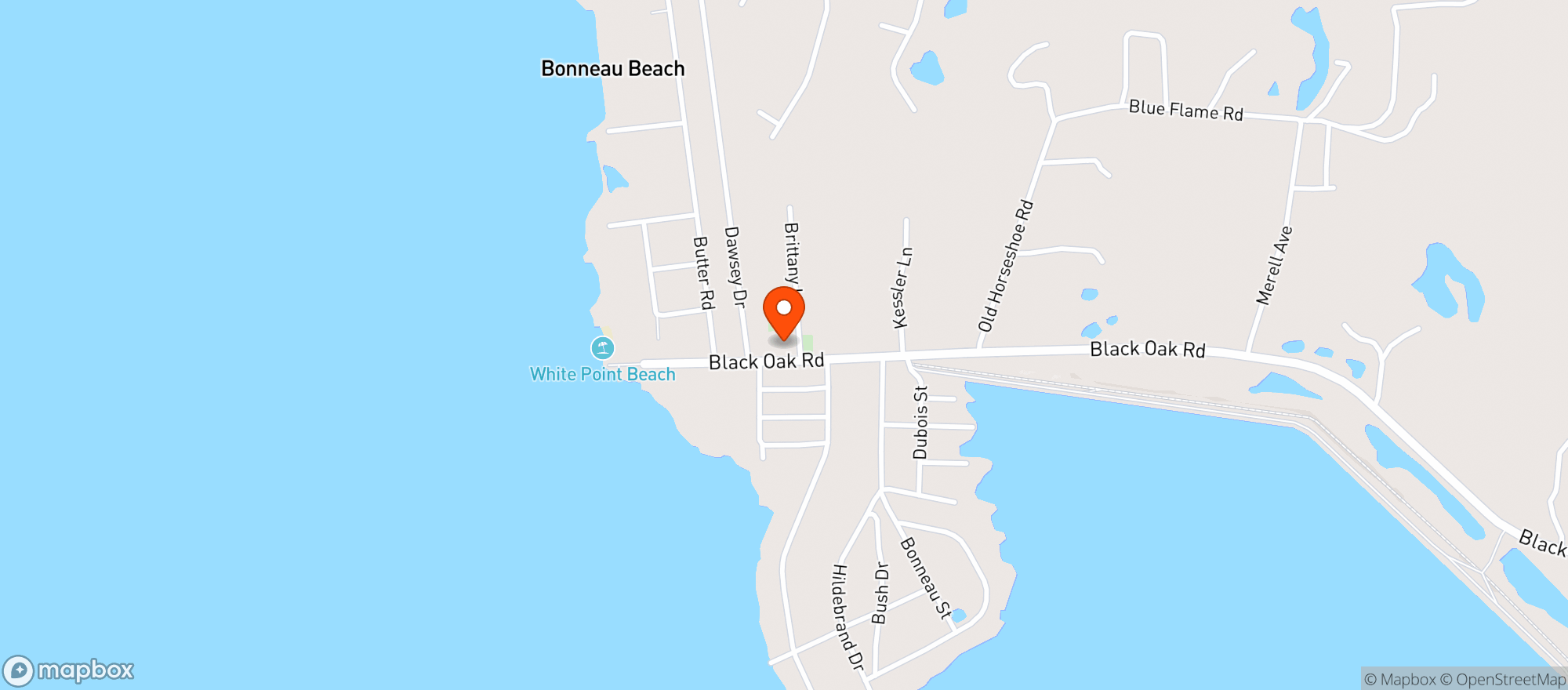 Map showing Bonn Grocery