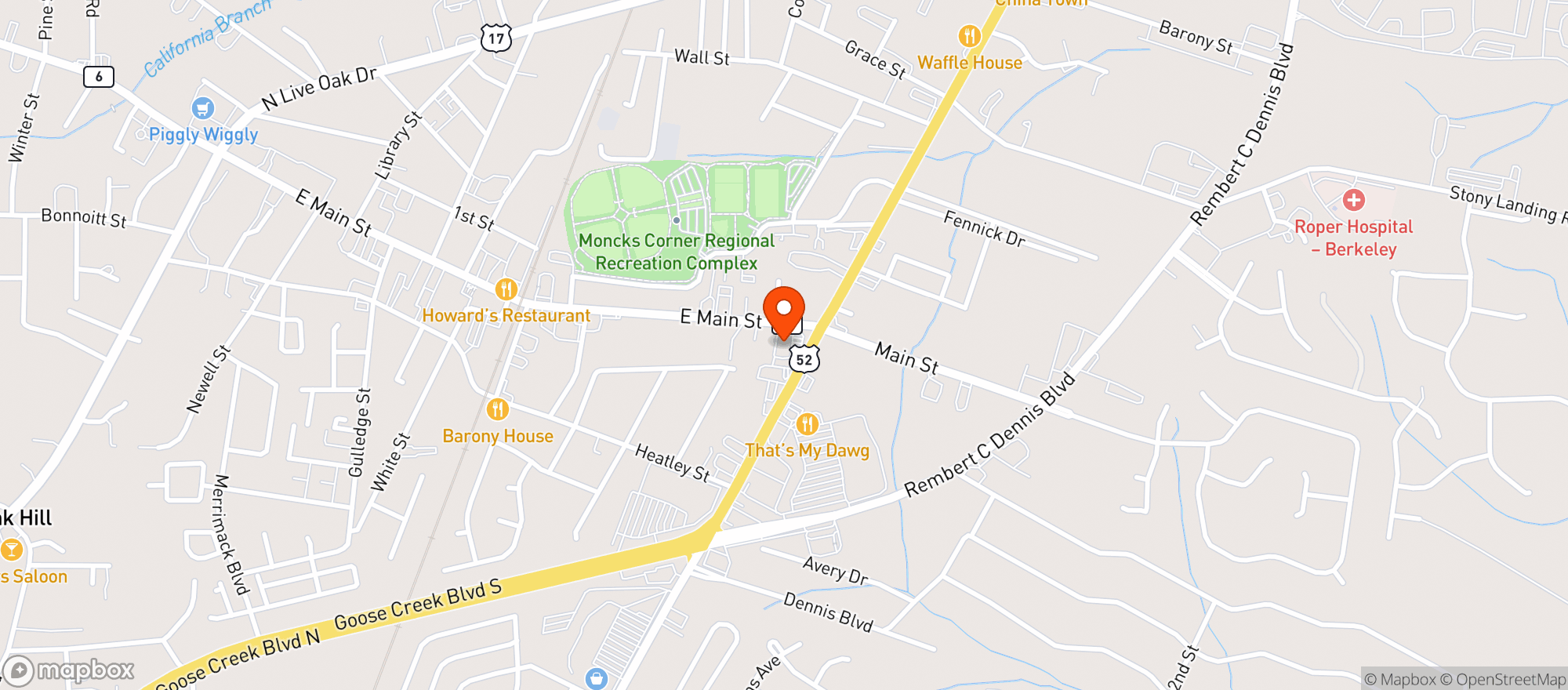 Map showing Parkers #70 (chs)
