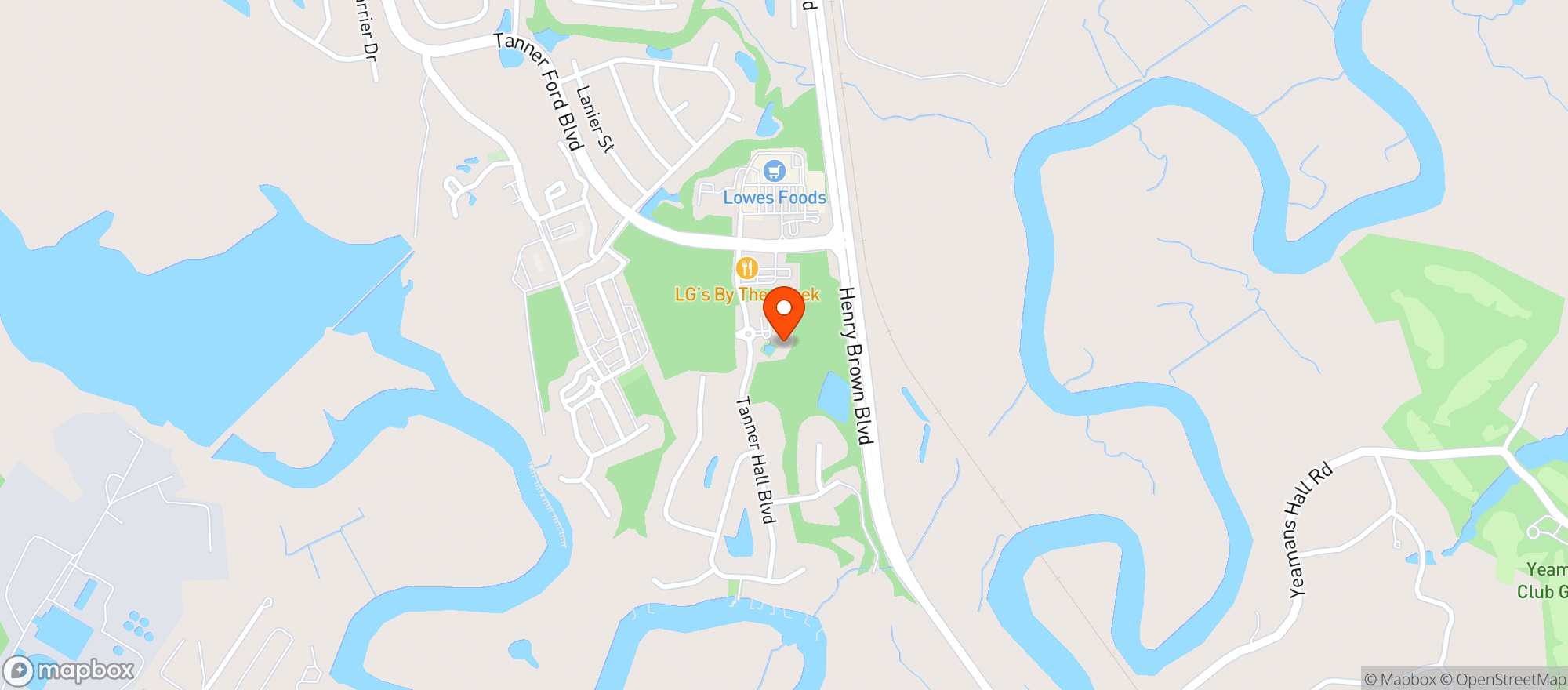 Map showing Lgs Grill