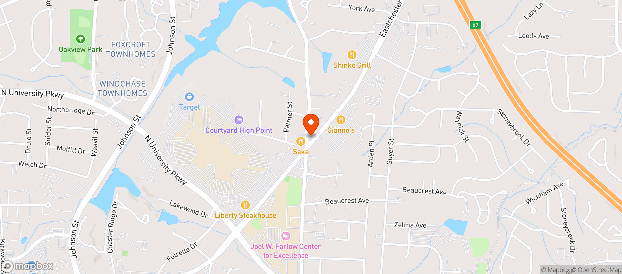 Map showing Pic N Go