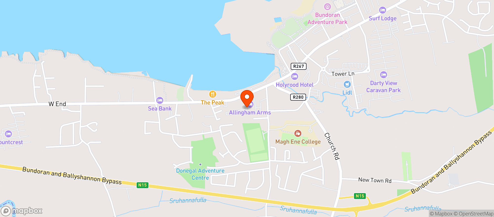 Map showing Brennan's