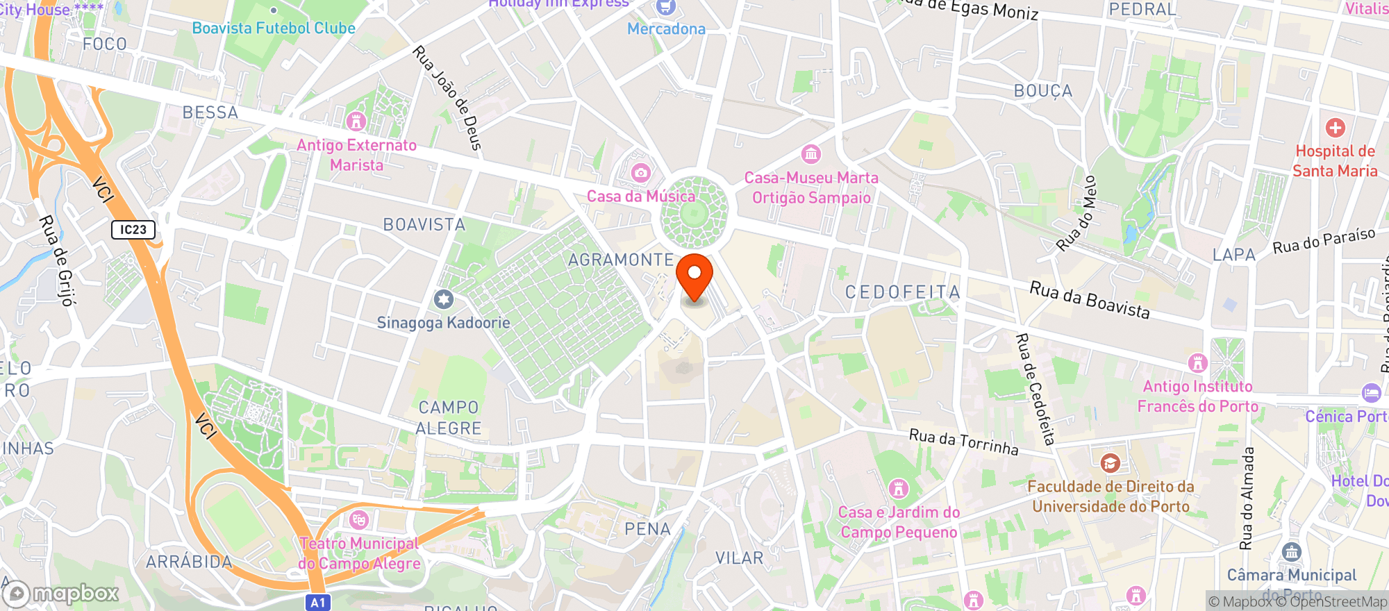 Map showing Mercado Do Bom Sucesso