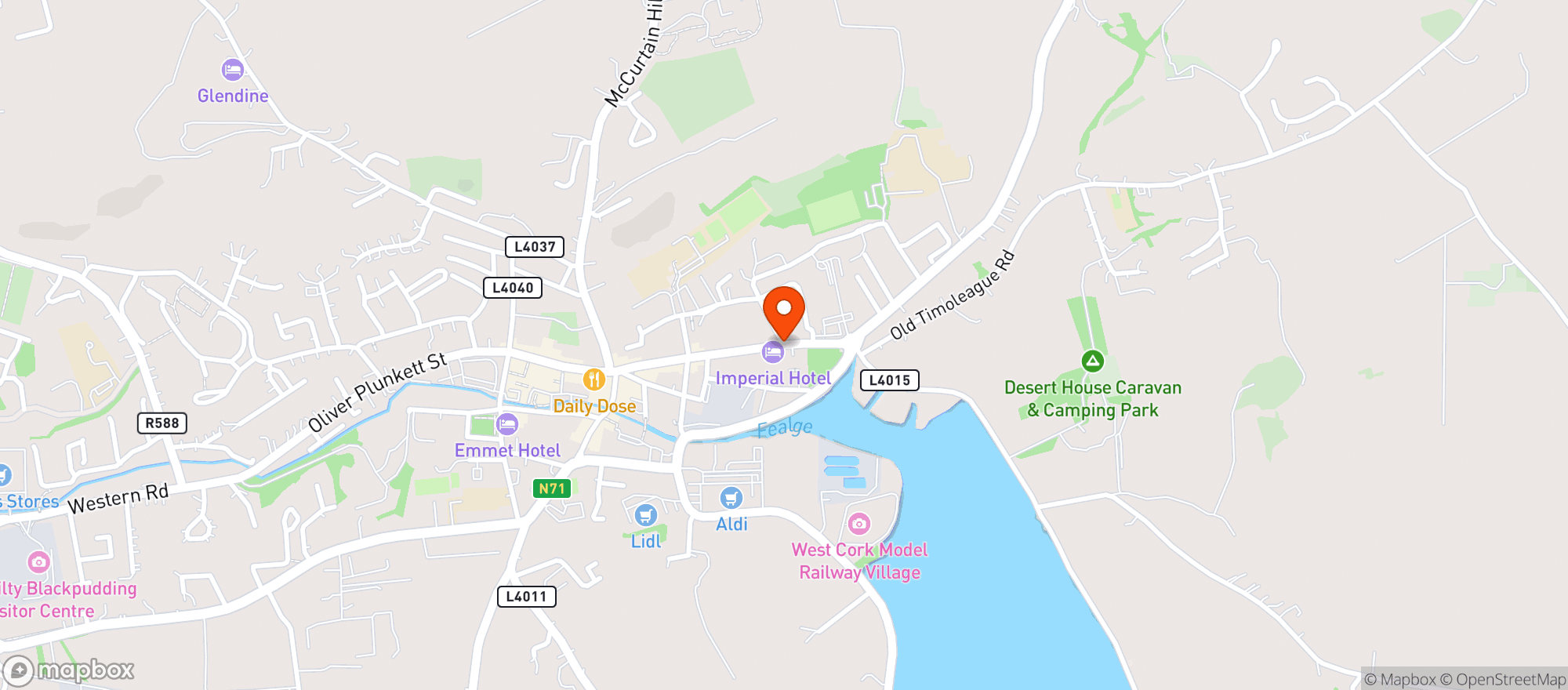 Map showing Dunnes Stores