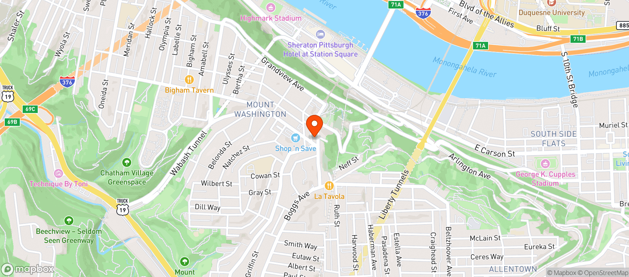 Map showing Coughlins Law