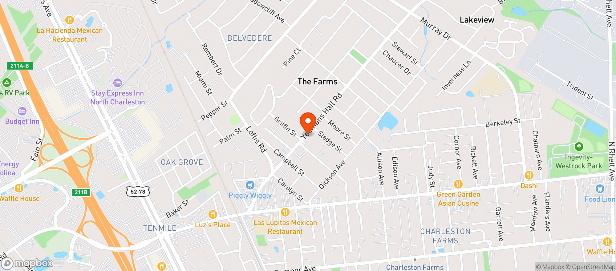 Map showing Scotchman Store #3871
