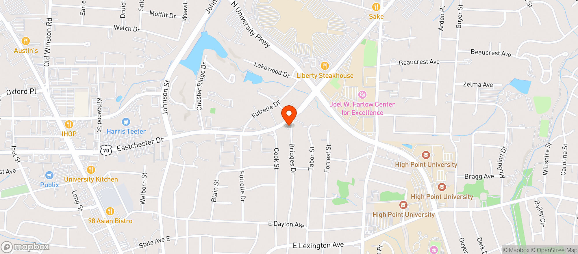 Map showing Quick Grocery
