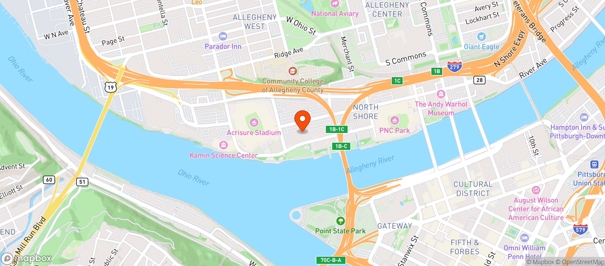 Map showing Stage Ae