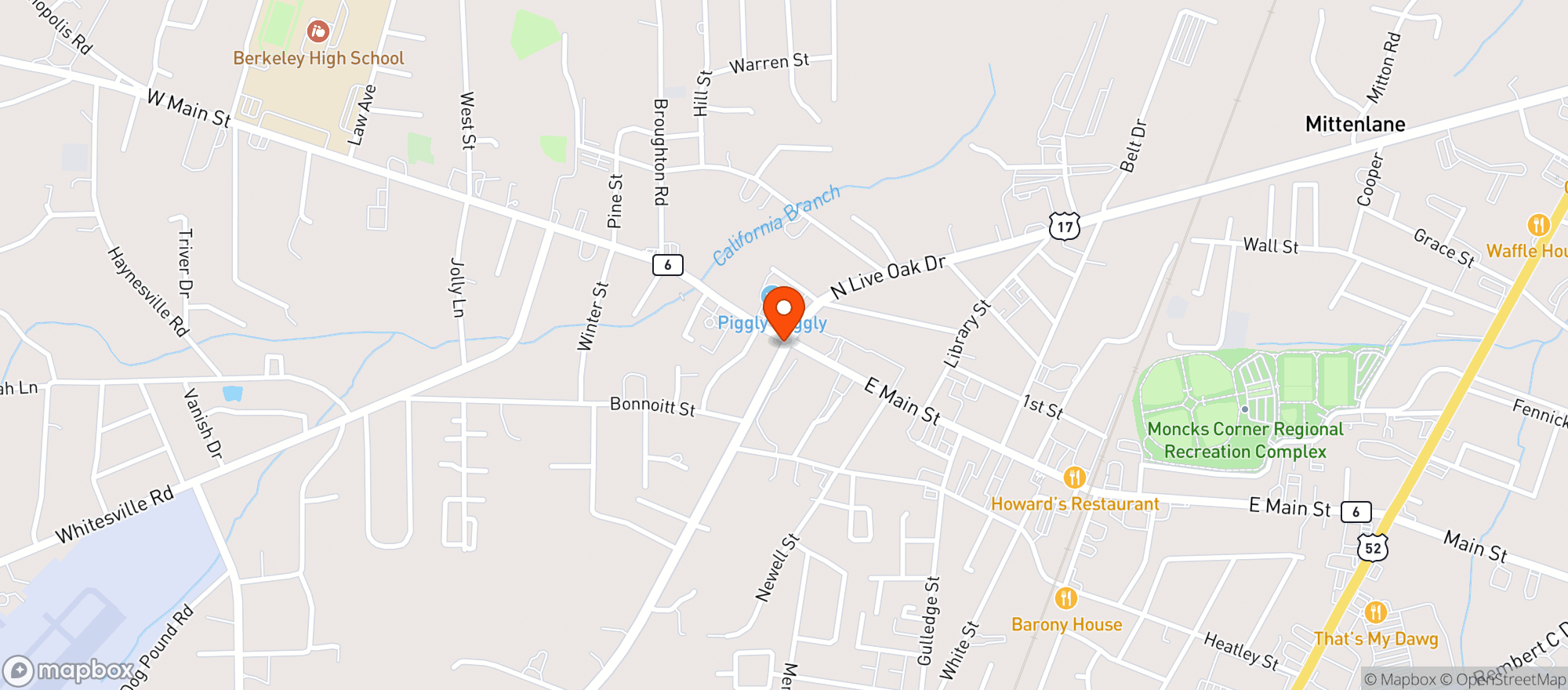 Map showing 7 Eleven #40372