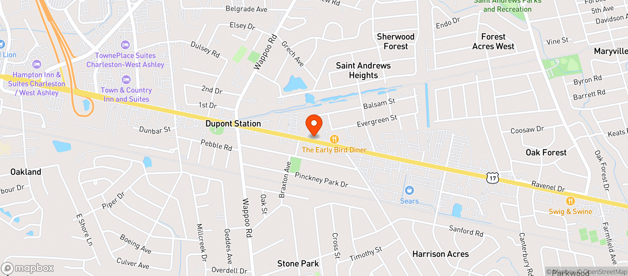 Map showing Santis