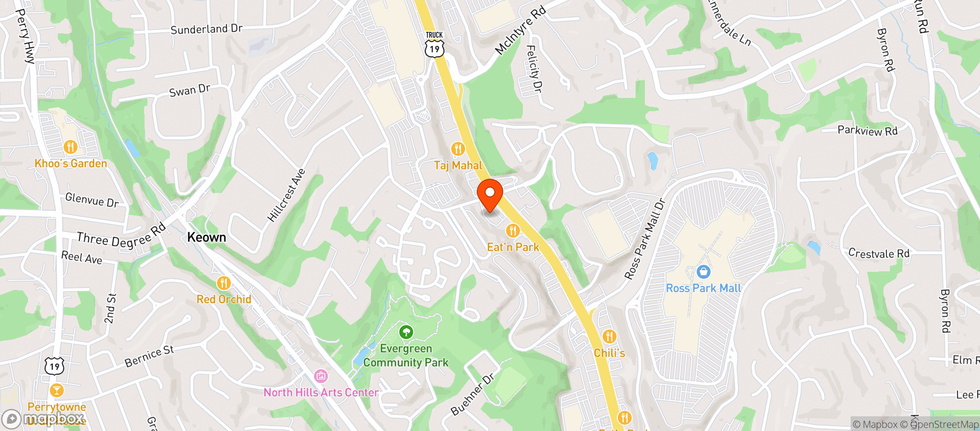 Map showing Get Go #3021