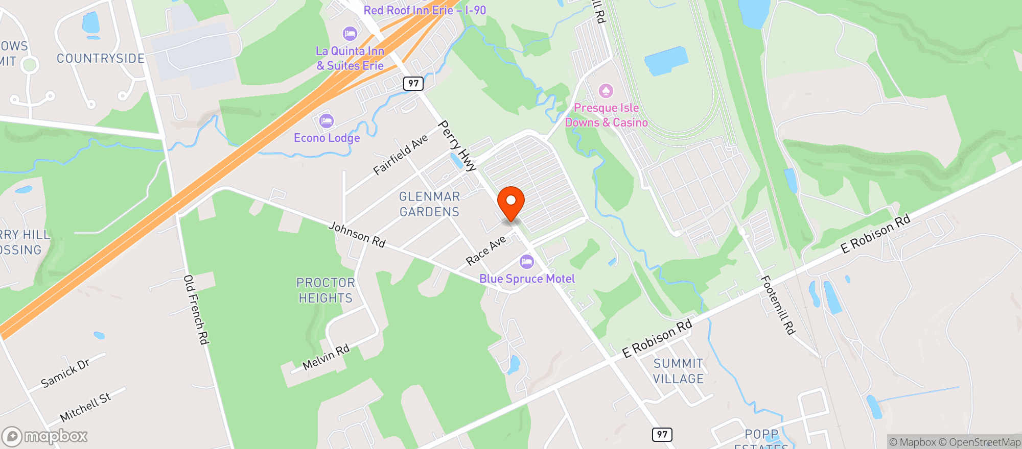 Map showing Beverage Shop