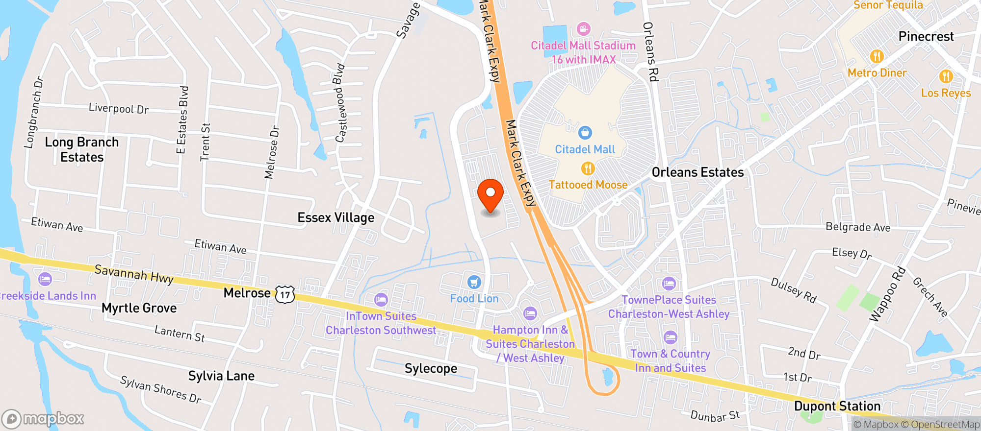 Map showing Costco Wholesale #360
