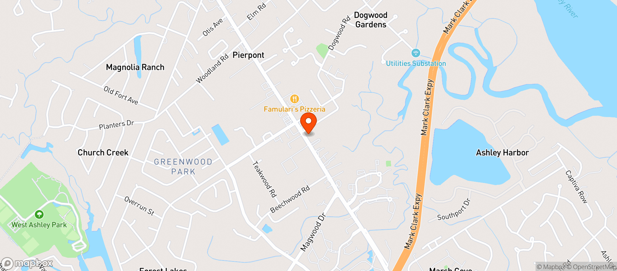 Map showing House Of Brews
