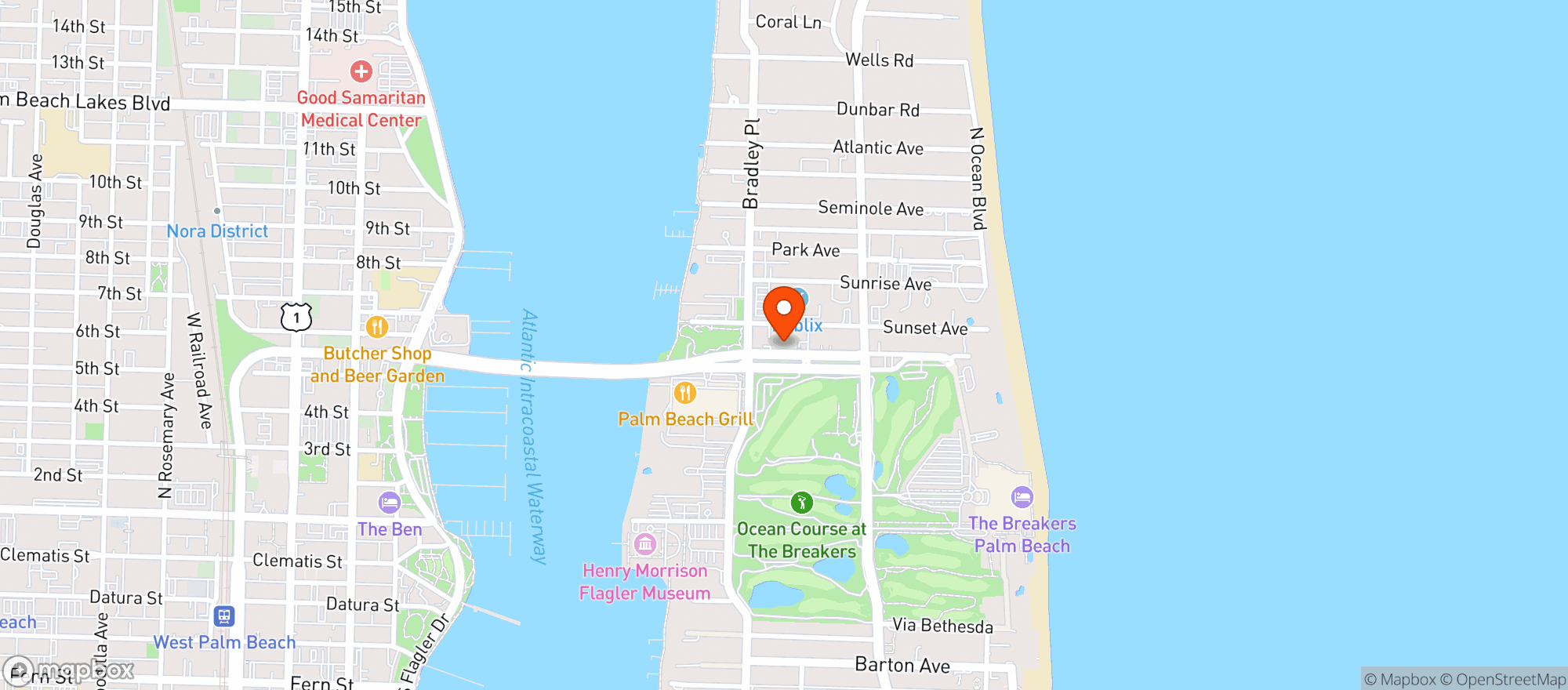 Map showing Cucina Dellarte