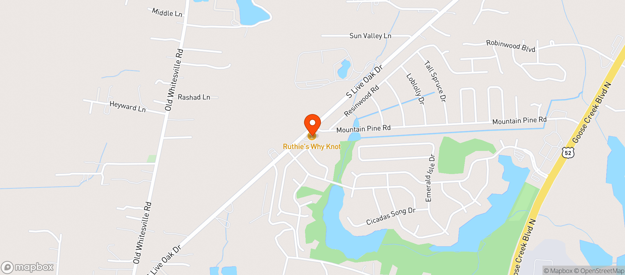 Map showing Why Knot Inn