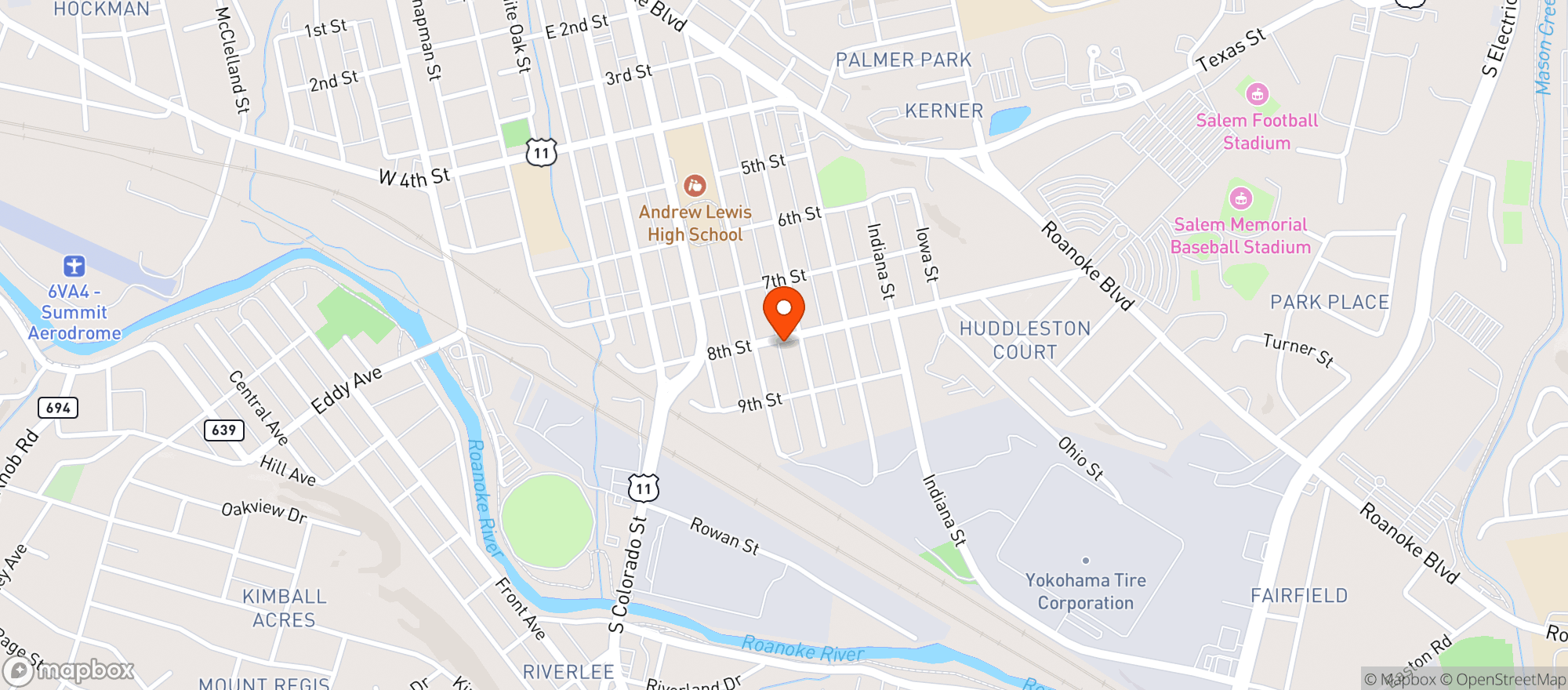 Map showing Pumpernickel Pickle Shind