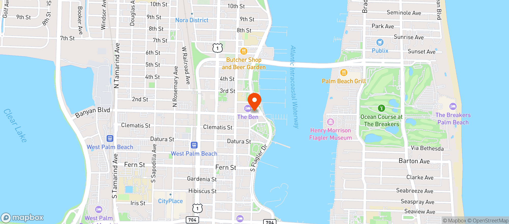 Map showing Elisabettas Ristorante