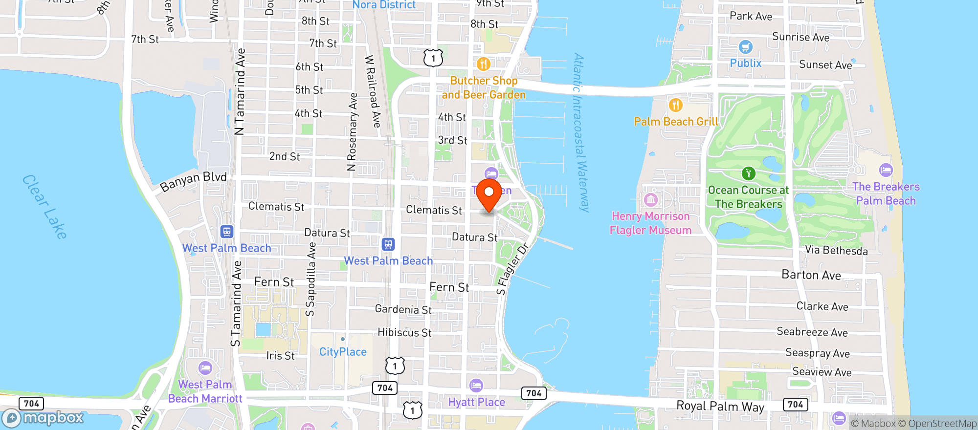Map showing Alter Native Cbd - Clematis
