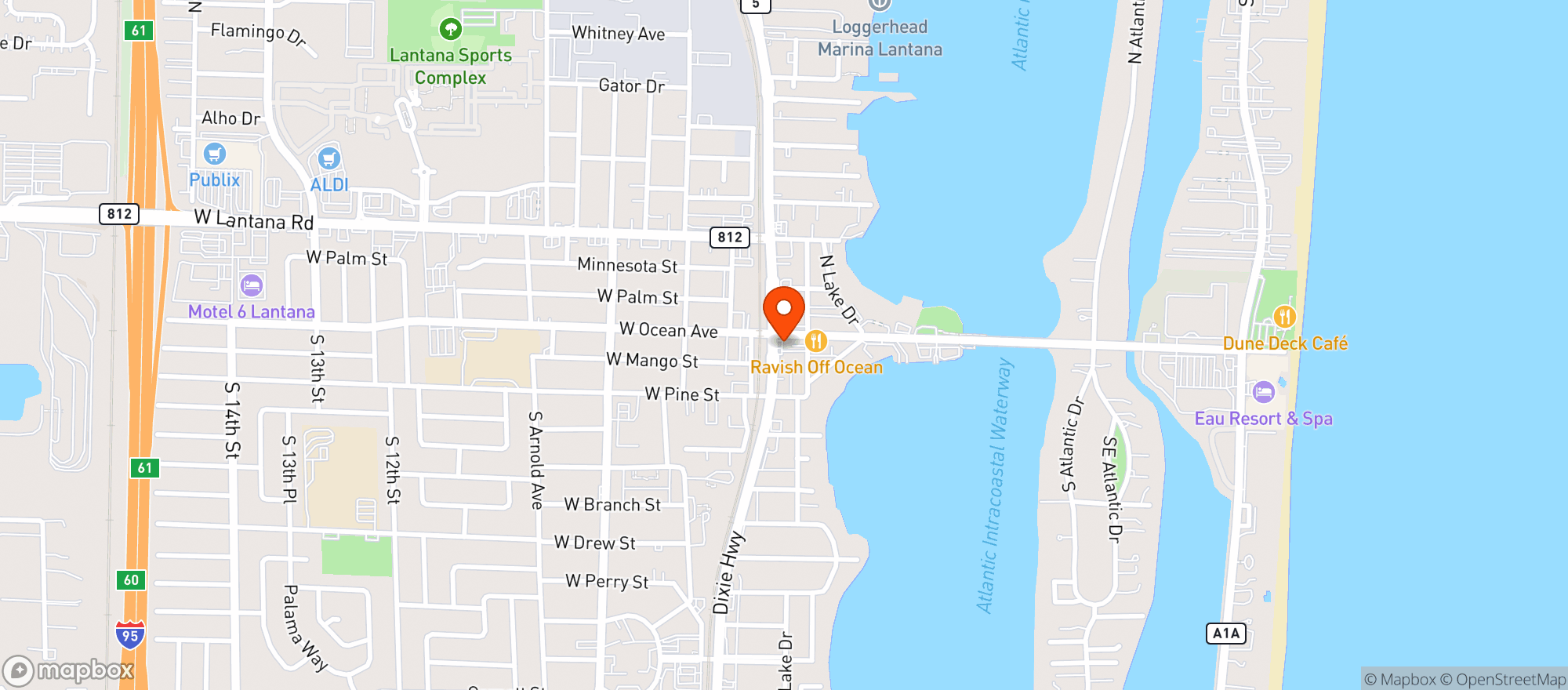 Map showing Manala Food & Service