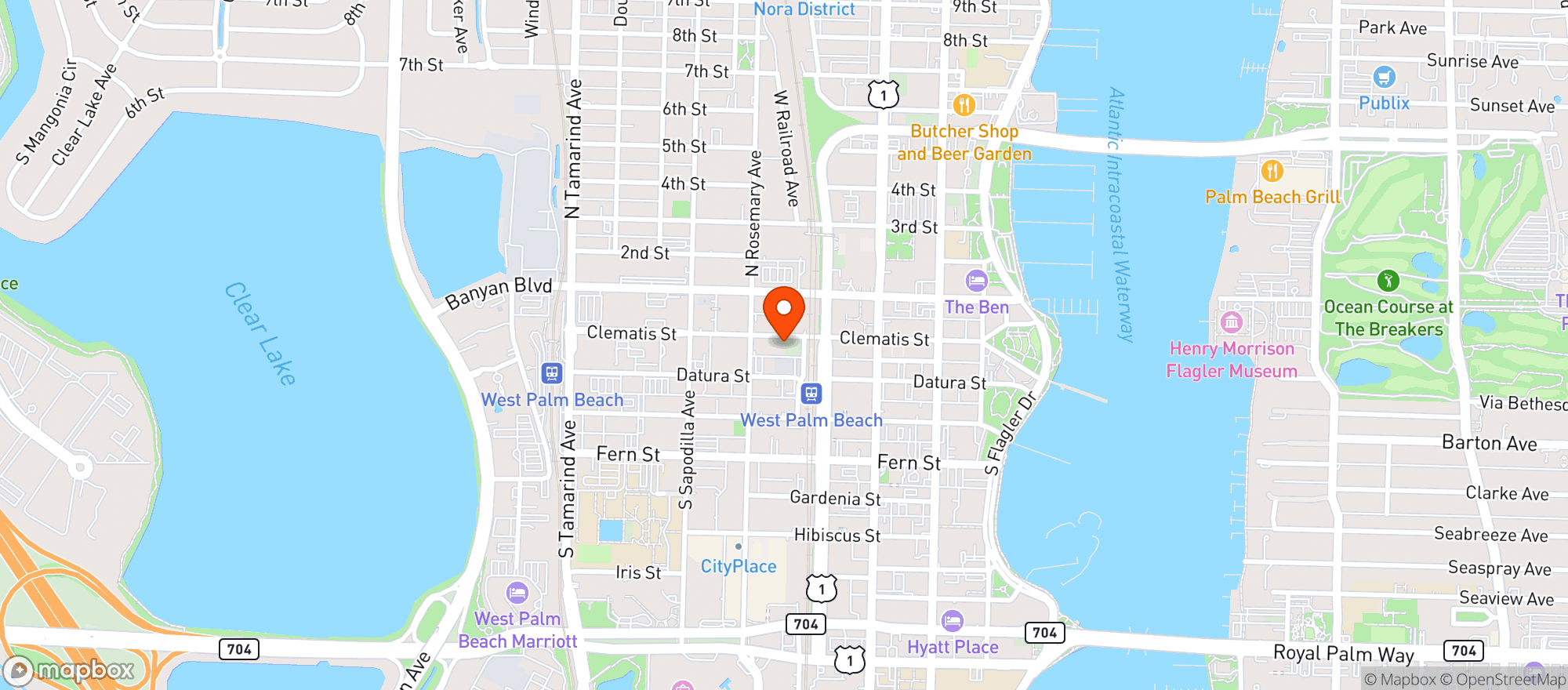 Map showing Respectable St