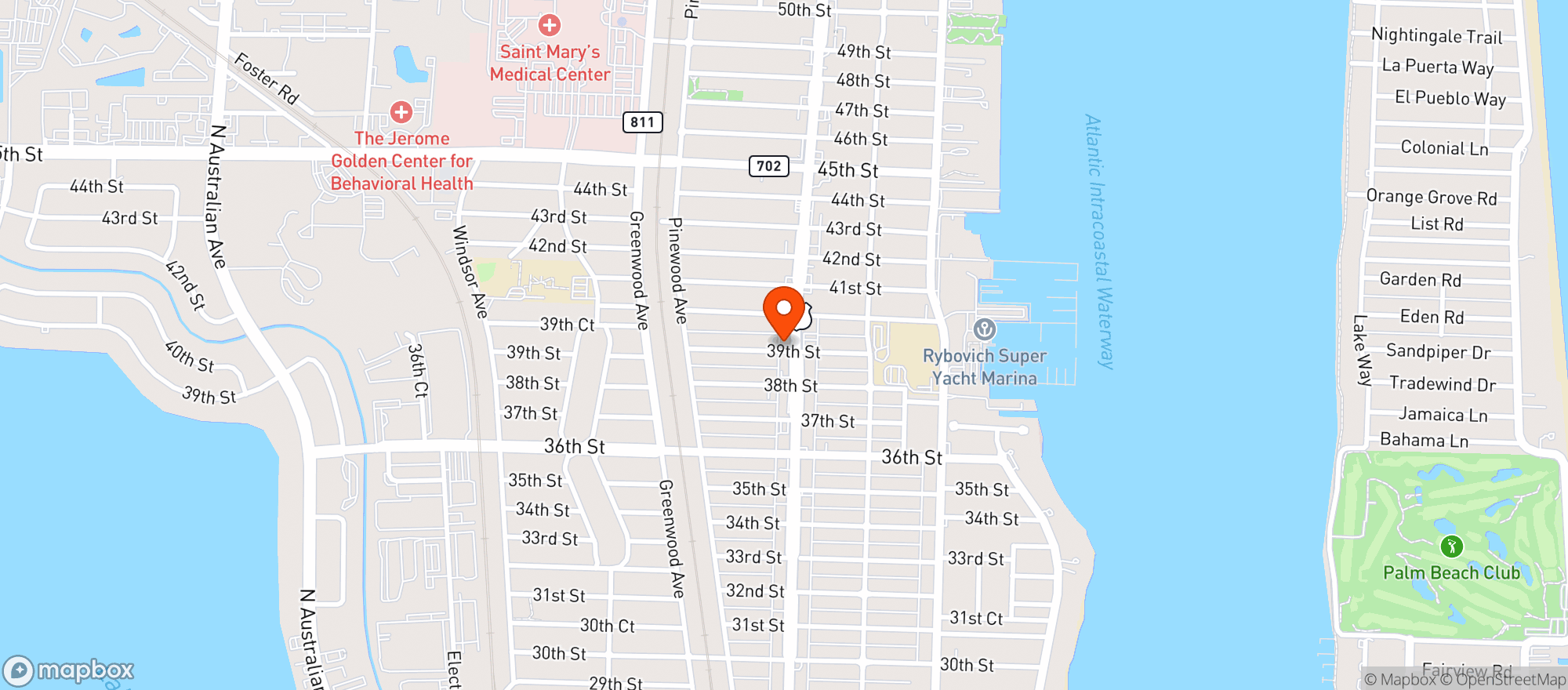 Map showing Oso Market